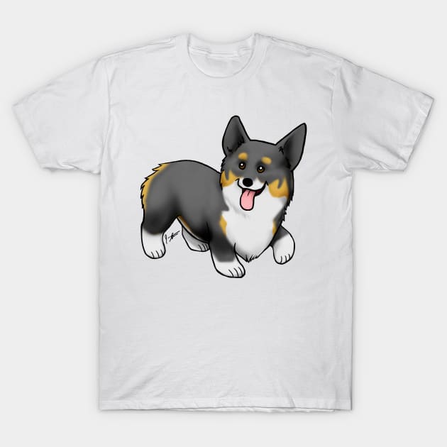 Dog Pembroke Welsh Corgi Tri Color T Shirt